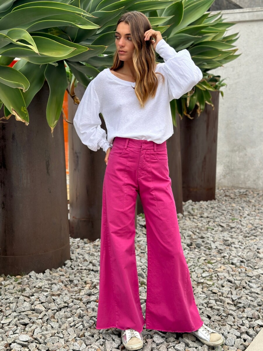 PANTALON JACINTO JEAN - FUCSIA 