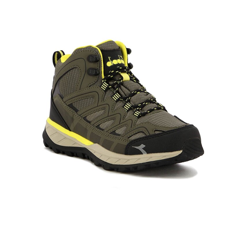 Diadora Hiking Hombre Waterproof Ii - Verde/negro Verde-negro