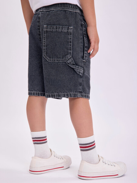 Short jean Gris Oscuro