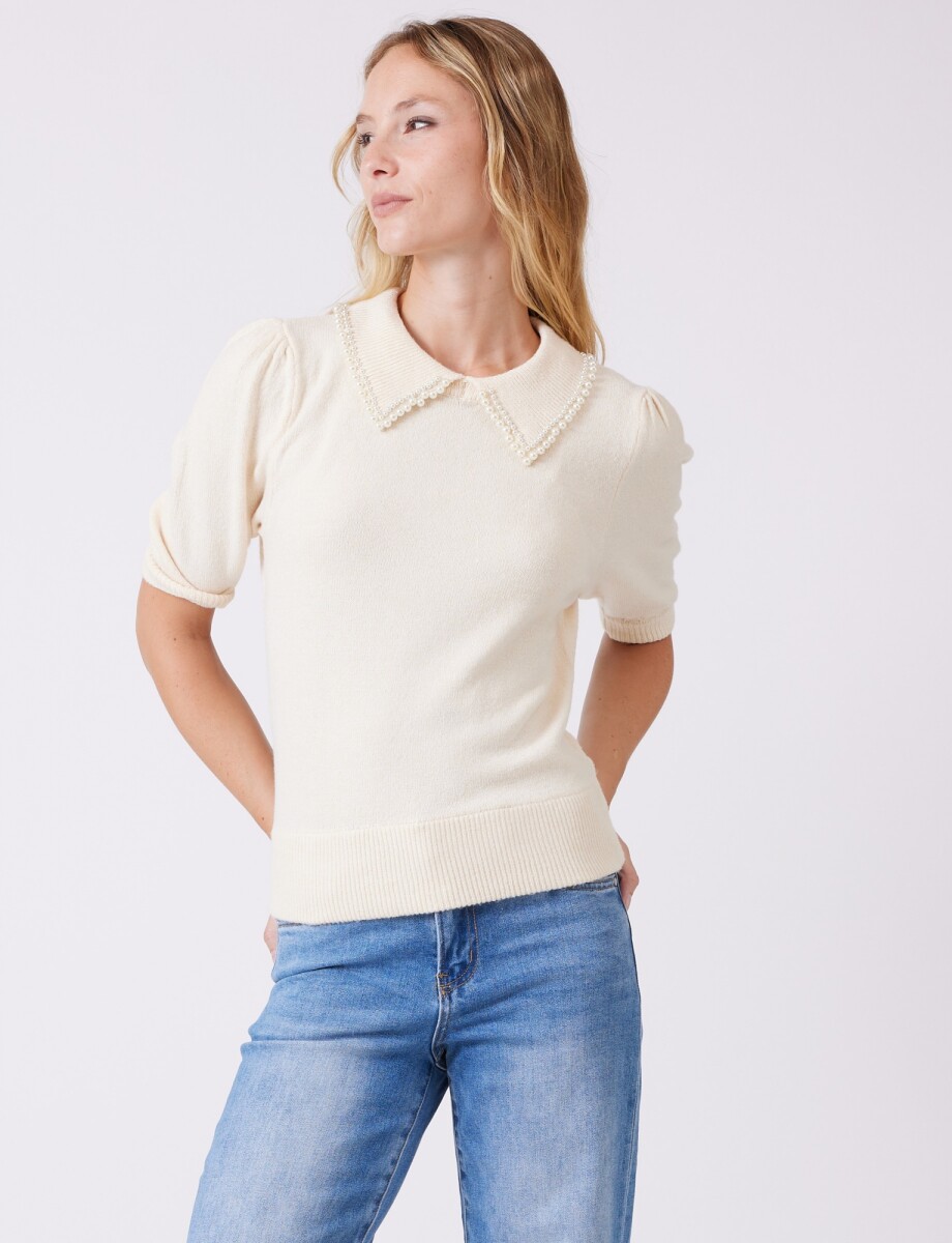 Buzo Perlas - Beige Claro 