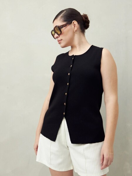 CHALECO D.CASSIN SALVA NEGRO