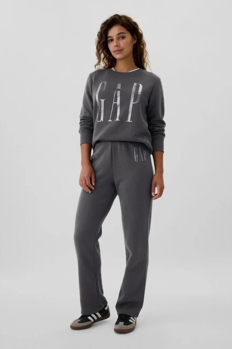 Pantalón Deportivo Sin Puño Logo Gap Mujer Cast Iron