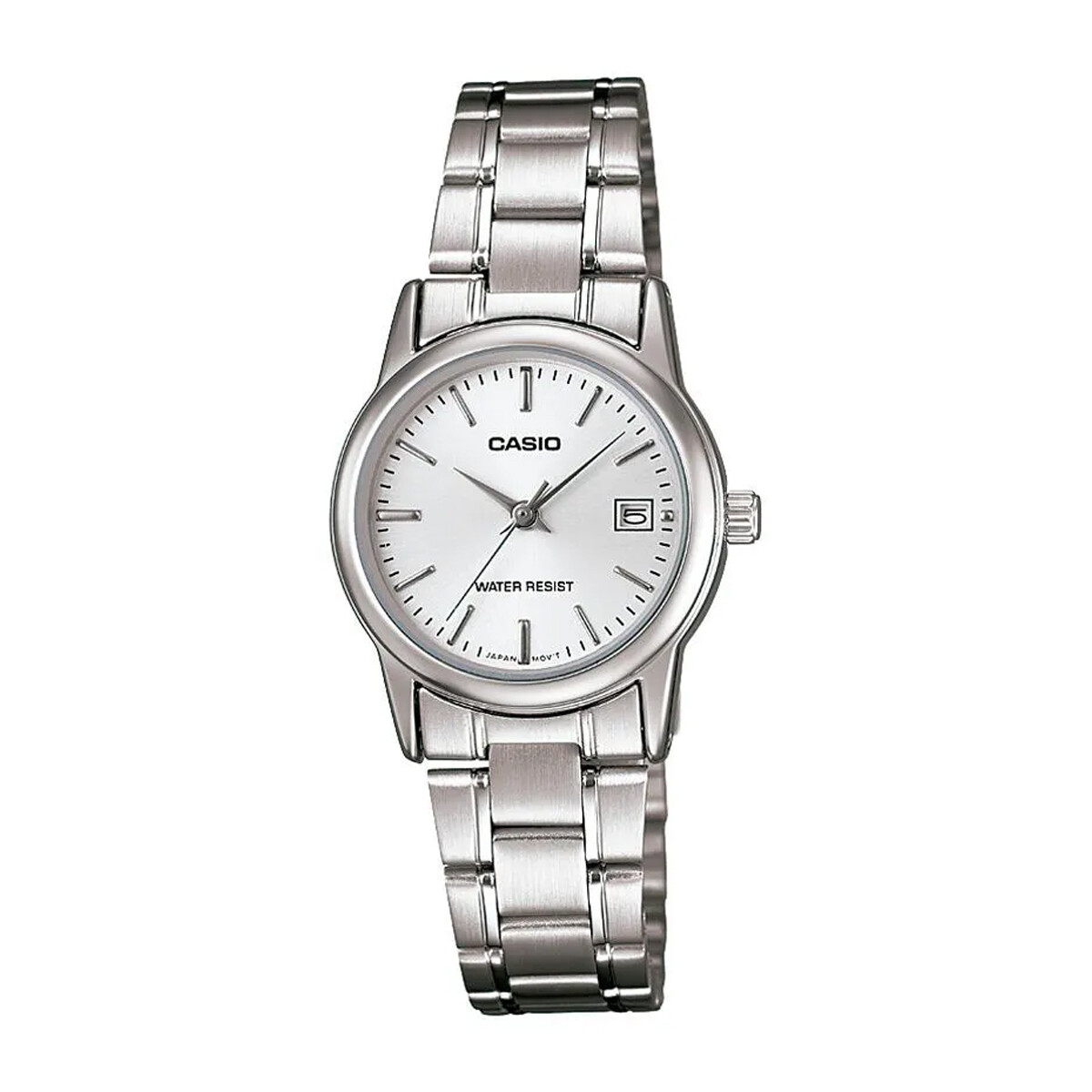 Reloj Casio LTPV002D-7AUDF Clásico Acero Inoxidable Plata 
