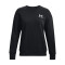 Essential Fleece Crew-PPL BLK-001