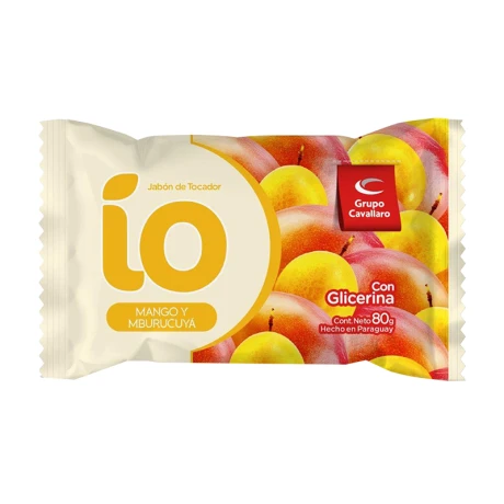 Jabón de Tocador IO 80grs Mango y Maracuyá
