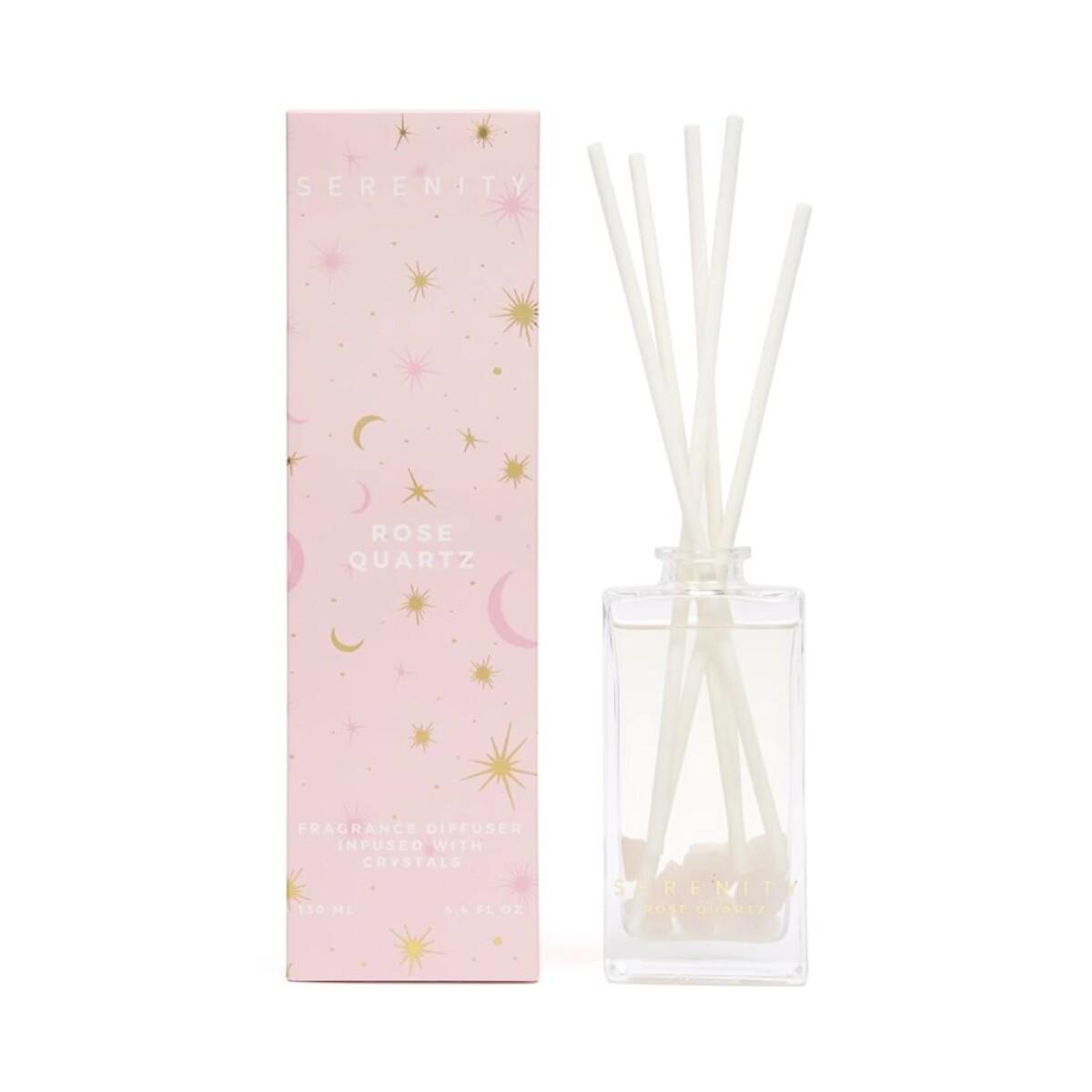 DIFUSOR DE AROMA 130ML SERENITY ROSE QUARTZ 