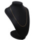 Cadena en oro 18k rosa forcet fina. Largo 40cm Cadena en oro 18k rosa forcet fina. Largo 40cm