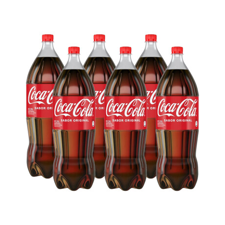 Pack X6 Refrescos Coca Cola 2.25LT Original 001