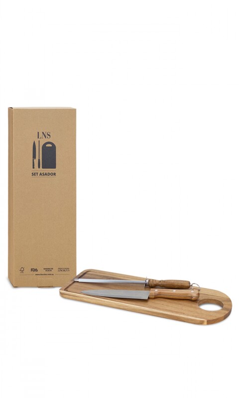 SET ASADOR DUROC ACACIA