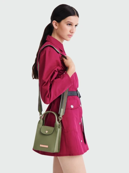 Longchamp - Bolso bandolera de cuero, Le Pliage du Jardinier 0