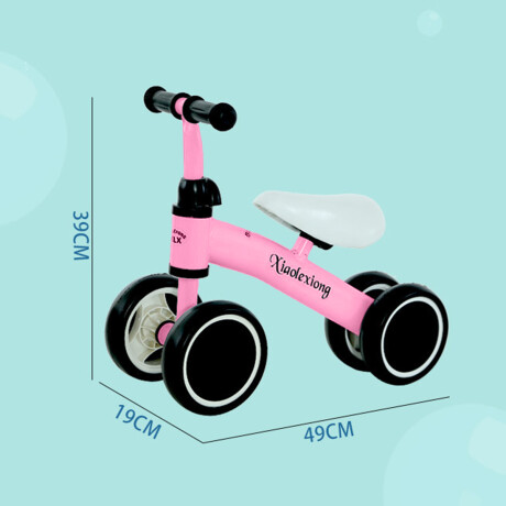 Bicicleta De Equilibrio Buggy Niños S/Pedal Triciclo Rosado