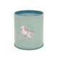 Alcancia Diseño Unicornios Verde