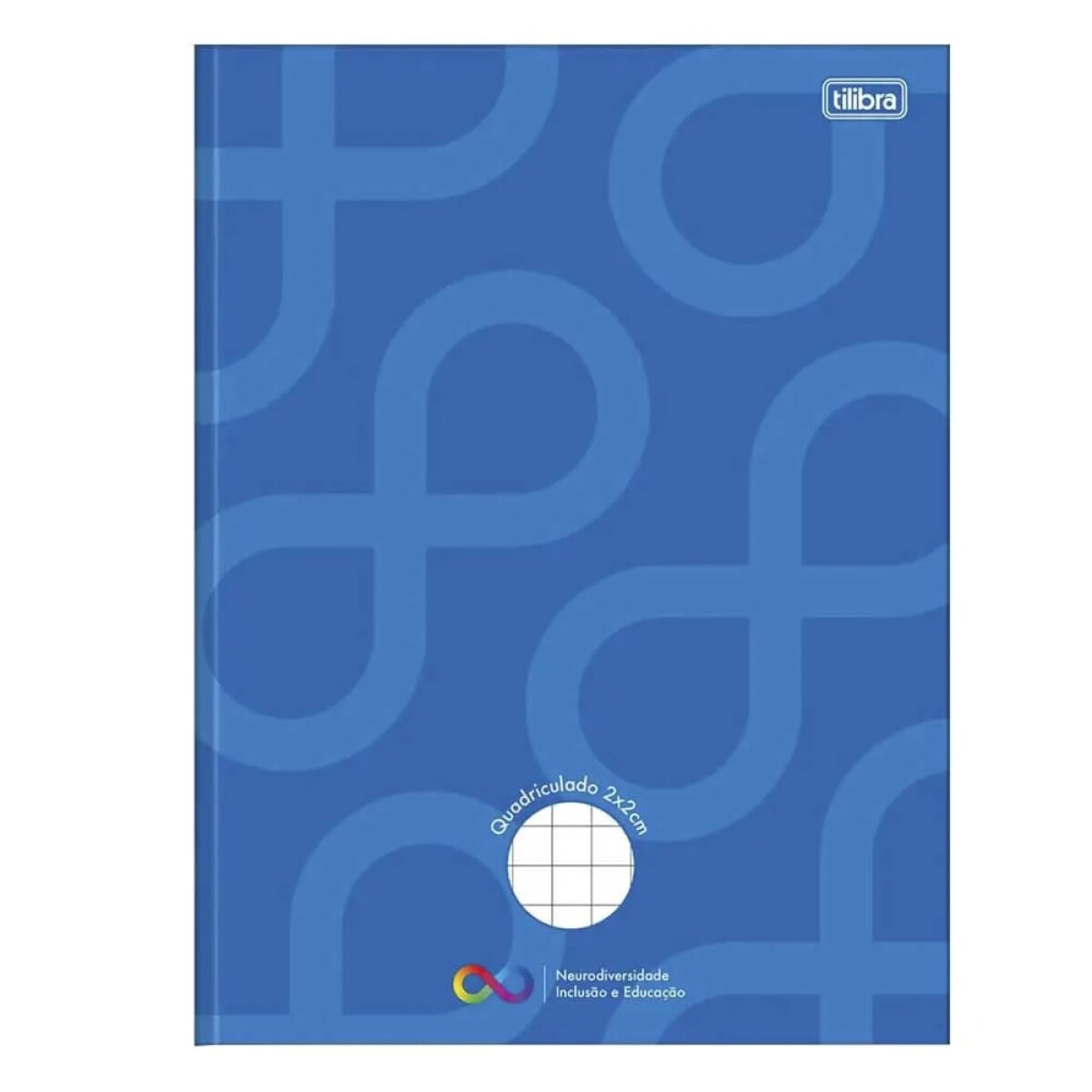 Cuadernola Tilibra Neurodiversidad 40 hojas Cuadriculadas 2x2 cm - Azul 