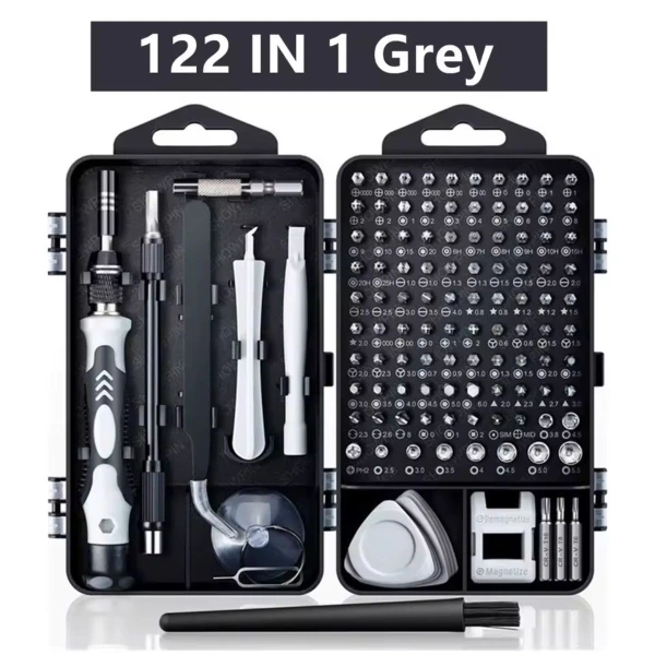 Kit Destornillador de Celular PC Consolas de 122 piezas en 1 Kit Destornillador de Celular PC Consolas de 122 piezas en 1