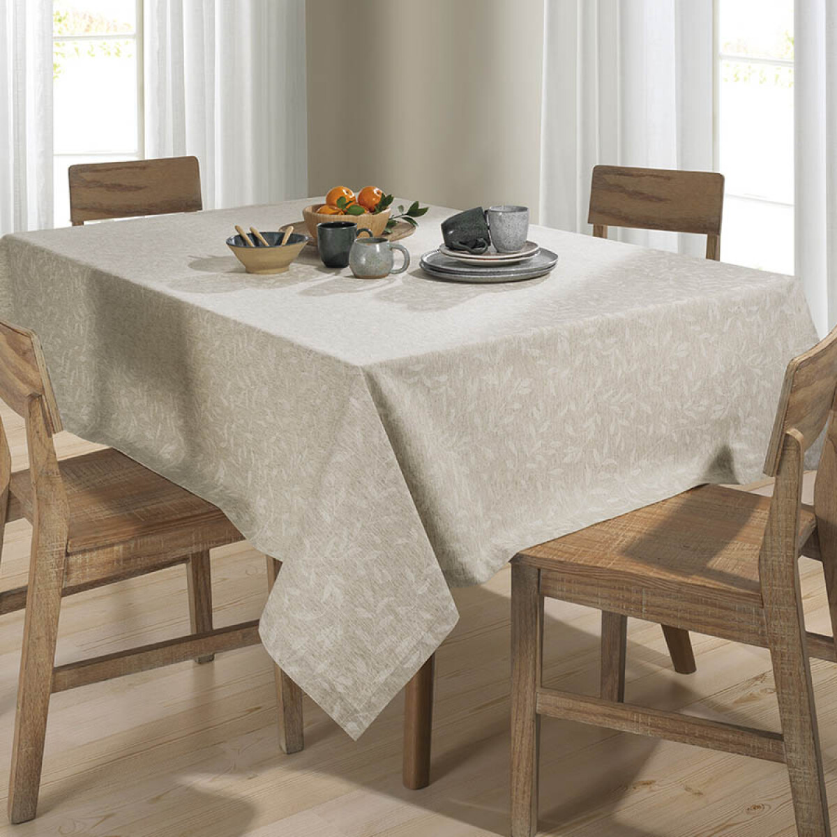 MANTEL 160X220 DOHLER CLEAN LINO - BEIGE 