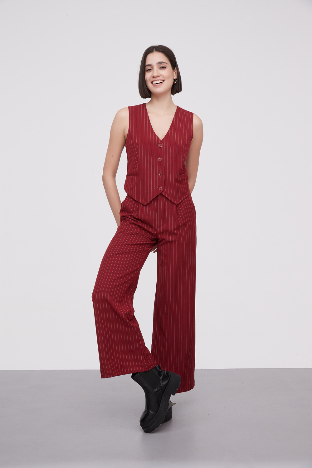 Pantalon Prompa Bordeaux
