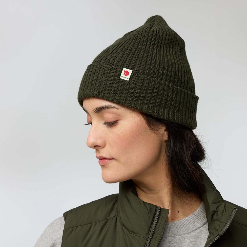 Beanie Fjallraven Fjallraven Rib Hat Unisex Grey