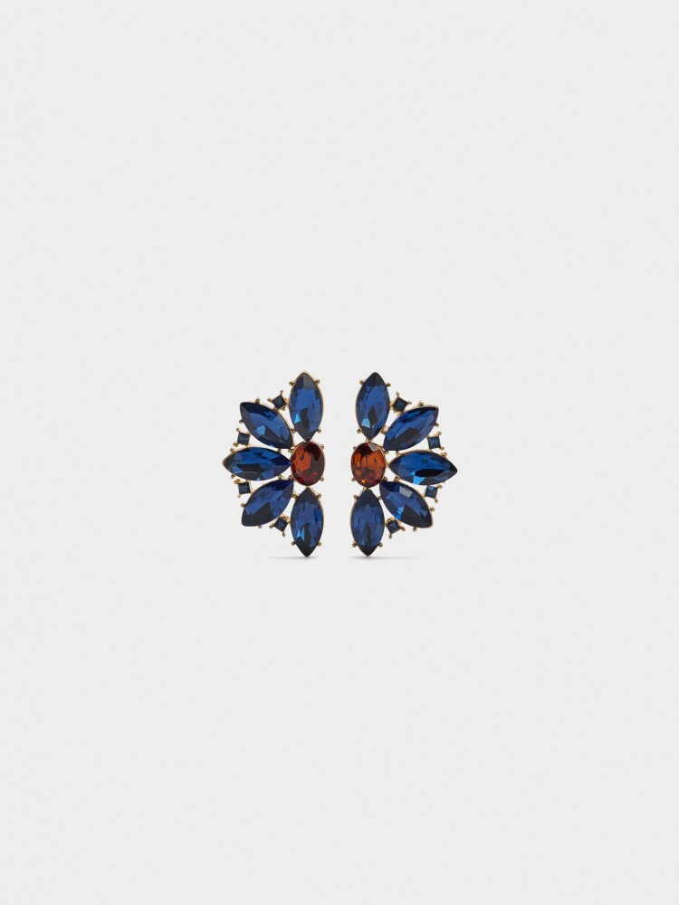 Pendientes De Cristales multicolor