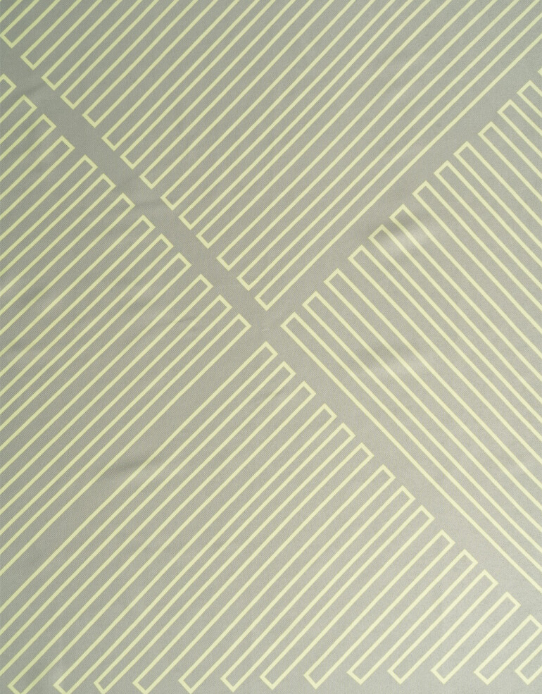 Pañuelos Raso Geométrico Pañuelo Estampado - Combinacion Bicolor