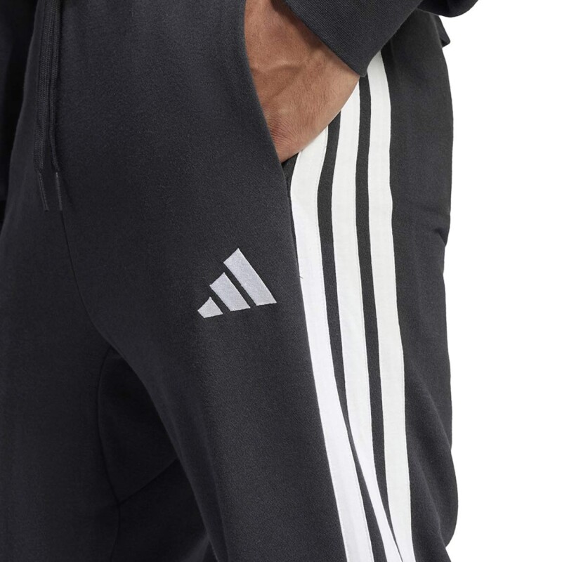 Adidas Pantalón M 3s Ft Tc Pt Negro-blanco