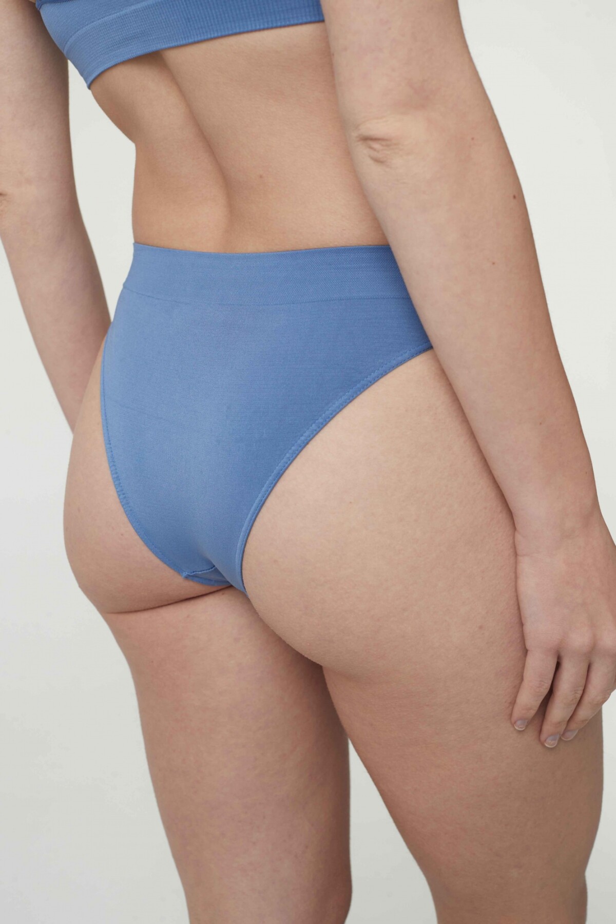 Bikini baja PIMENTÓN Azul Acero