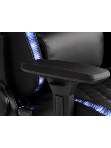 Silla gaming RANUM LED polipiel negro Silla gaming RANUM LED polipiel negro