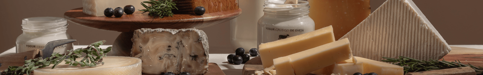Quesos yogures y fiambres de oveja