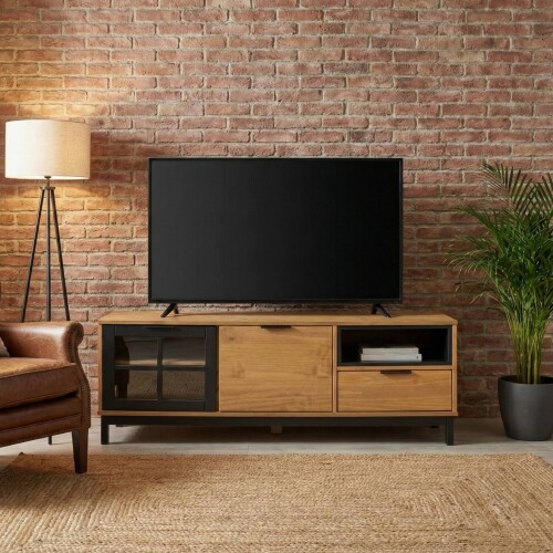 Rack de TV - Madera Maciza -Linea Denise Rack de TV - Madera Maciza -Linea Denise