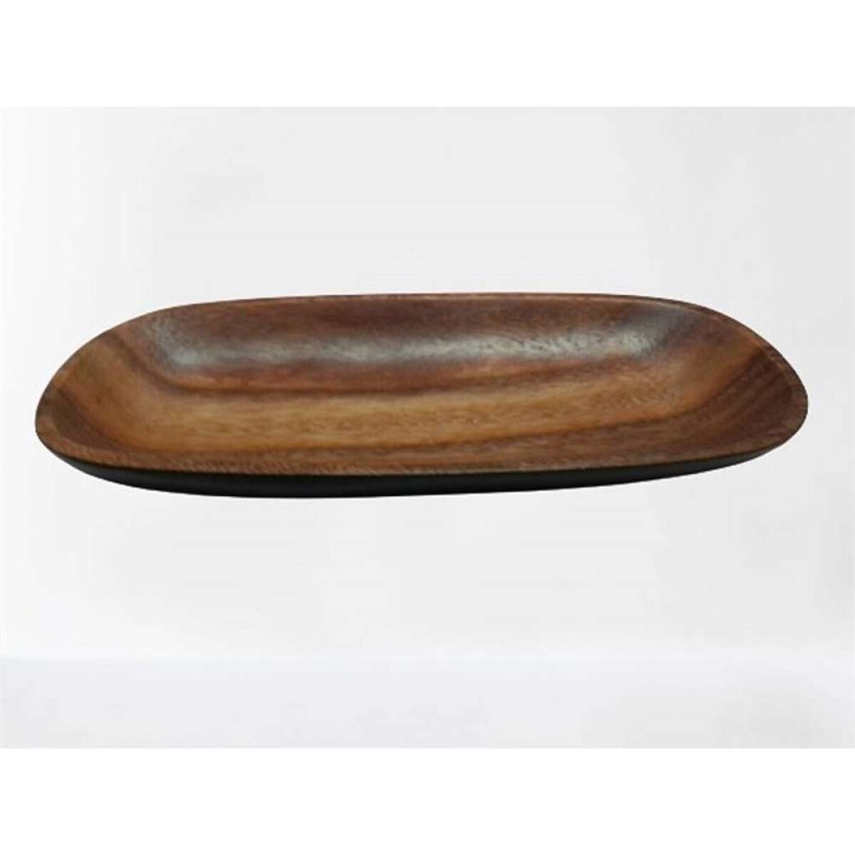 Bandeja Canoa Ext Col Negro 27X13X2.5Cm Mad Acacia 