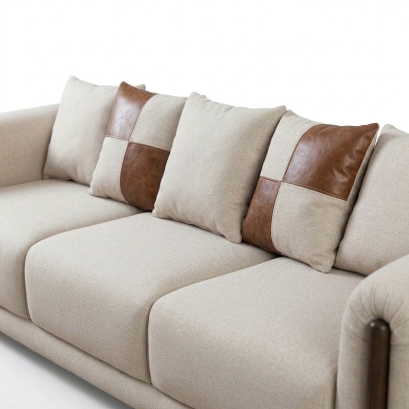 SOFÁ 3 PUESTOS ÀMARI - BEIGE 6268929 (CD) Unica