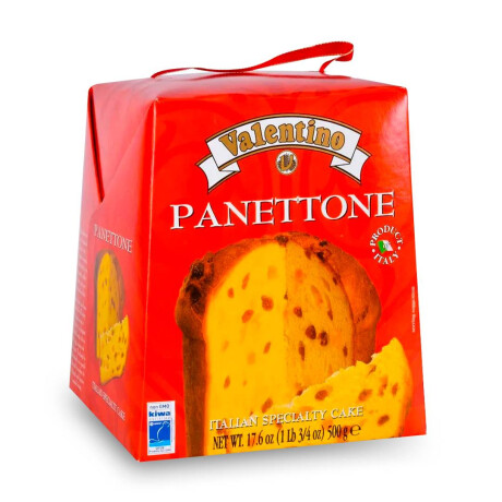 Panettone Valentino Italiano con Frutas 500 Grs