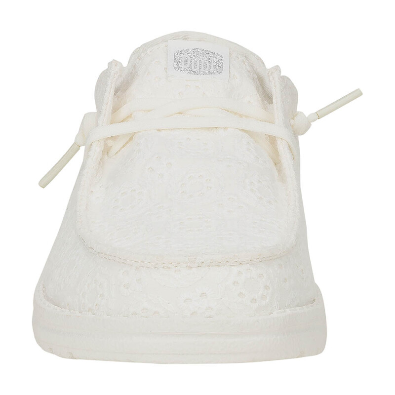 Wendy Eyelet Lace - Mujer White