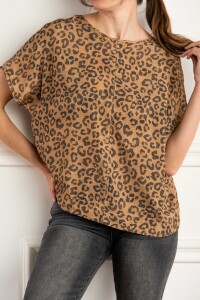 Blusa Animal Print Cafe