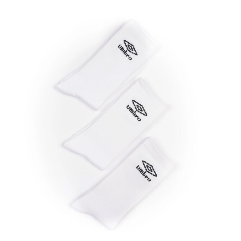 Medias de Hombre Umbro Sport Pack X3 Blanco