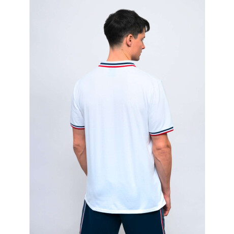 Polo Enkel de Hombre Blanco