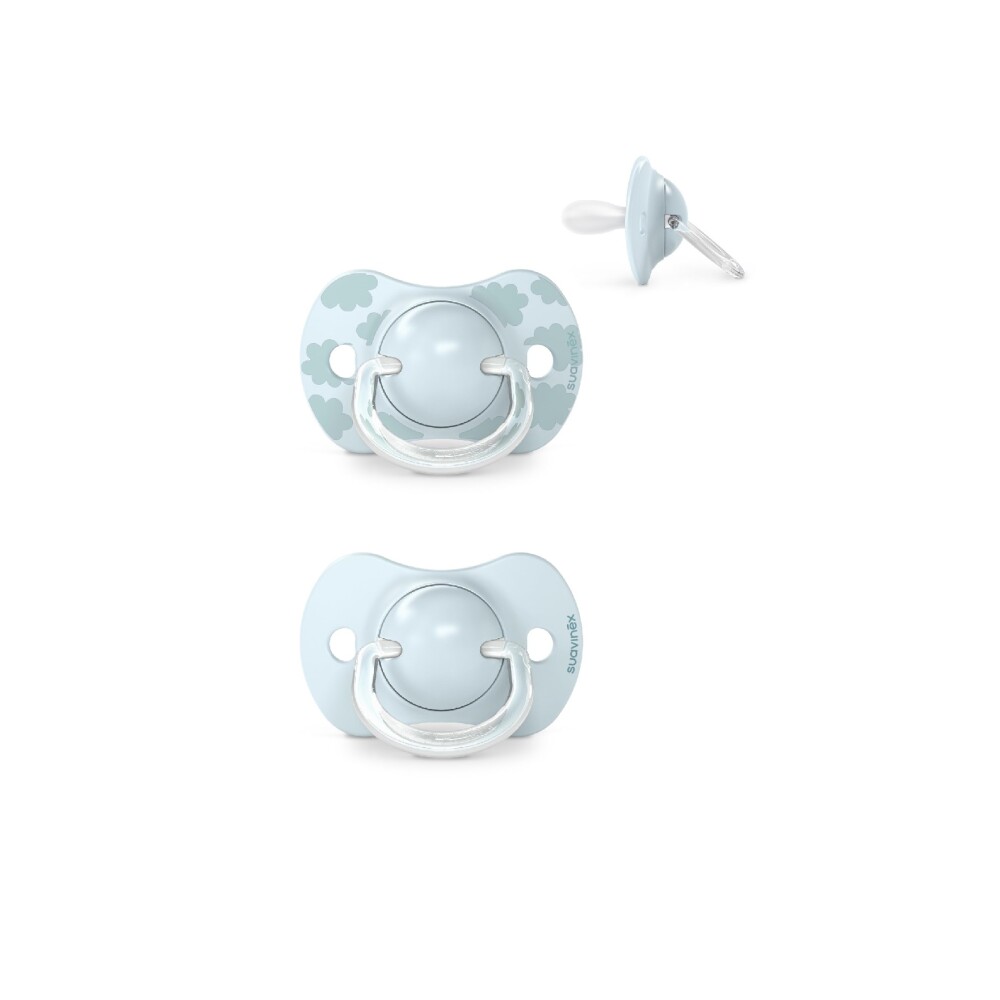 Set x2 chupete fisiologico Suavinex 0 a 6 M Dreams celeste