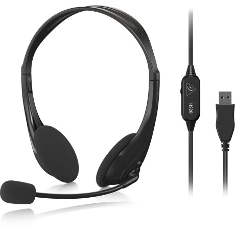 Auriculares Behringer Hs20 Con Mic Negros Auriculares Behringer Hs20 Con Mic Negros