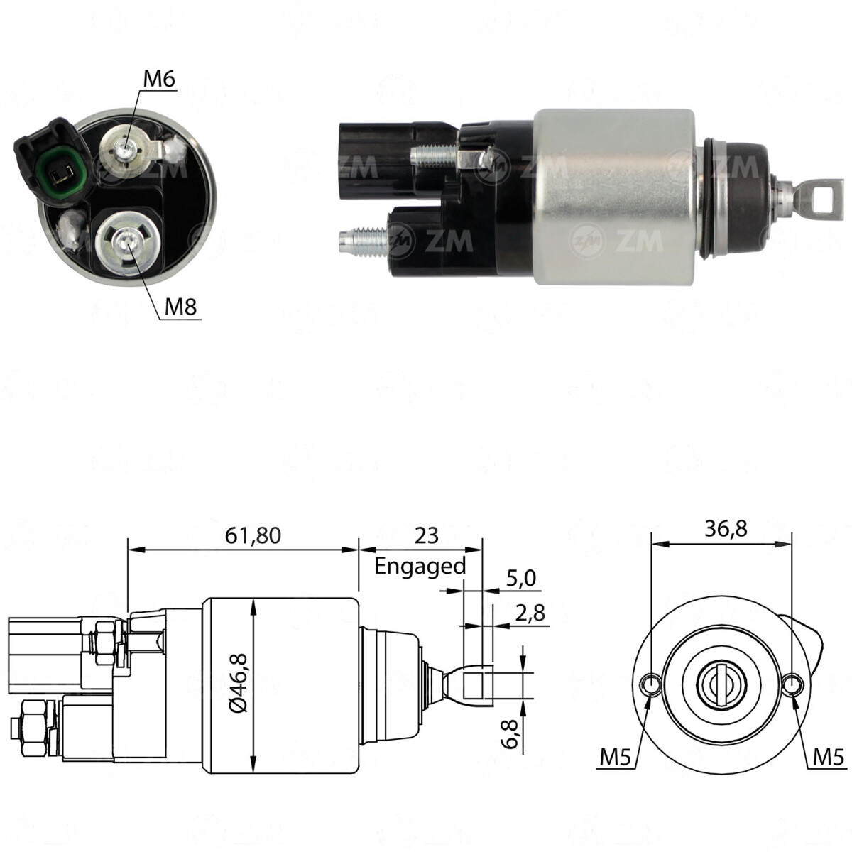 AUTOMATICO DE ARRANQUE TOYOTA COROLLA 2011- BOSCH ZM 