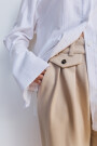 CLASSIC SHIRT PUÑOS Blanco Y Beige