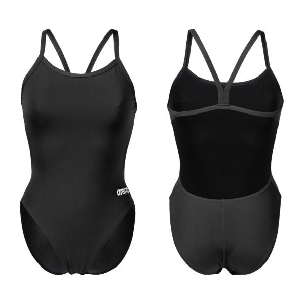 Malla de Entenamiento para Natación Mujer Arena Women's Team Swimsuit Challenge Solid Negro-Blanco