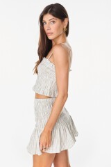 Top Shell Verde/Blanco