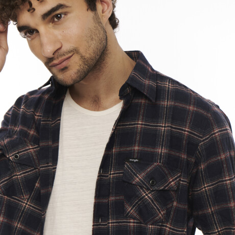 Camisa Wrangler de Hombre - FLANNEL SHIRT - WLS103UR ELD