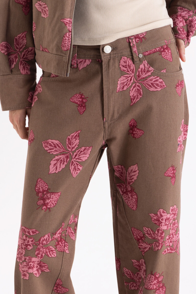 PANTALON FRUIT Marron