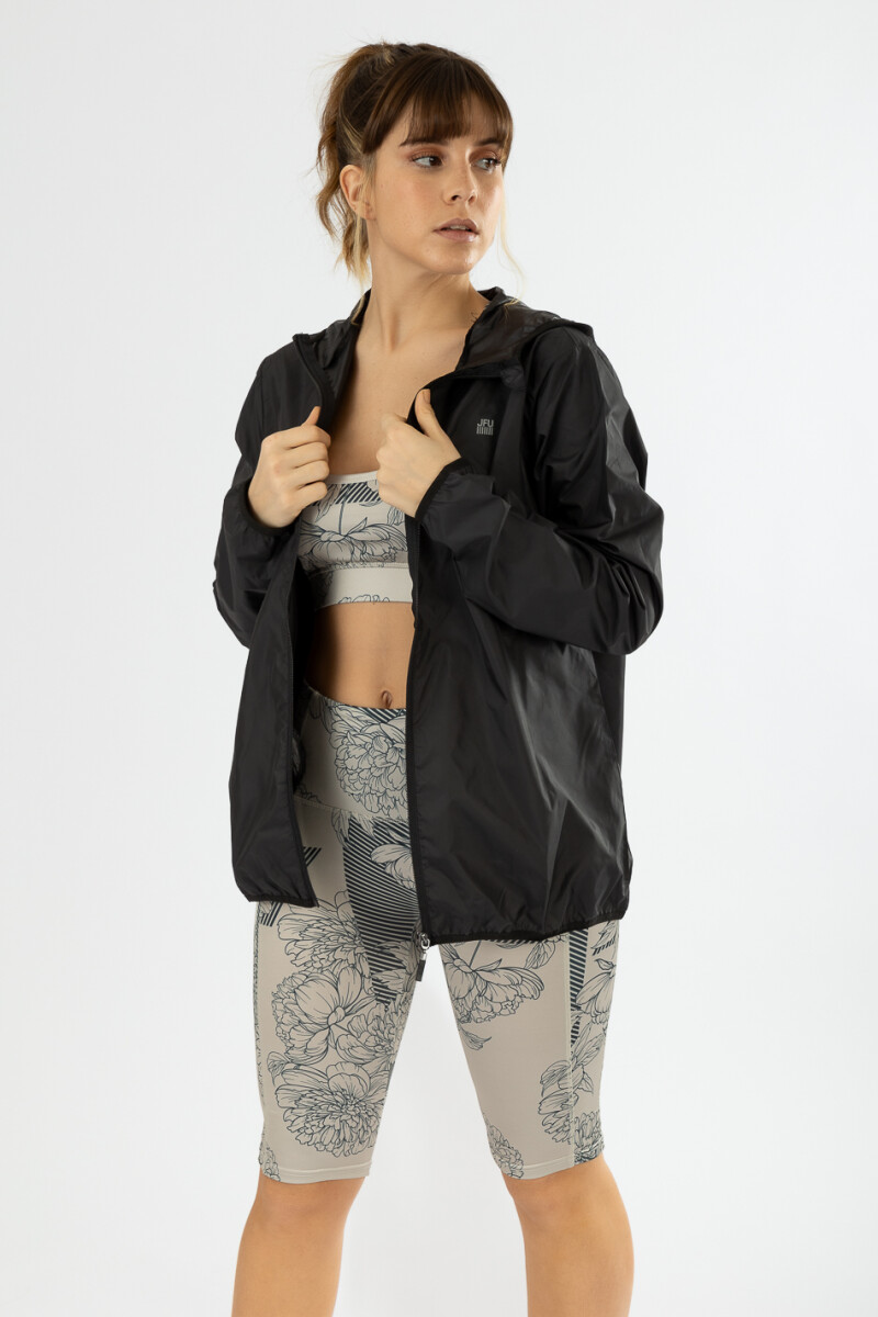 Campera micro comprimible Negro