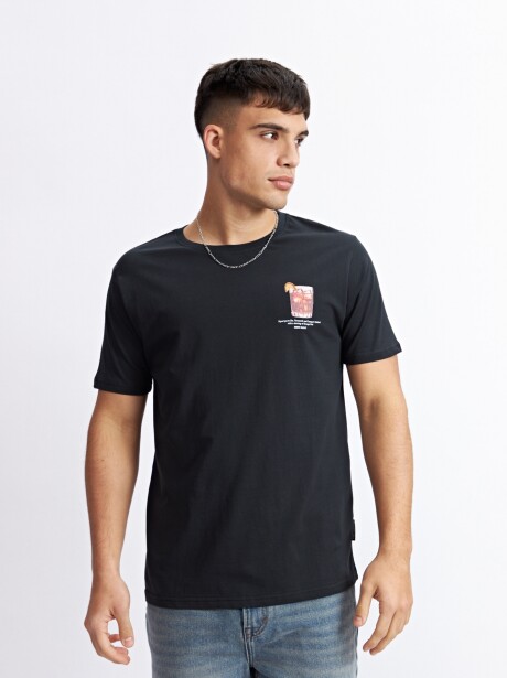 REMERA NEGRONI NEGRO