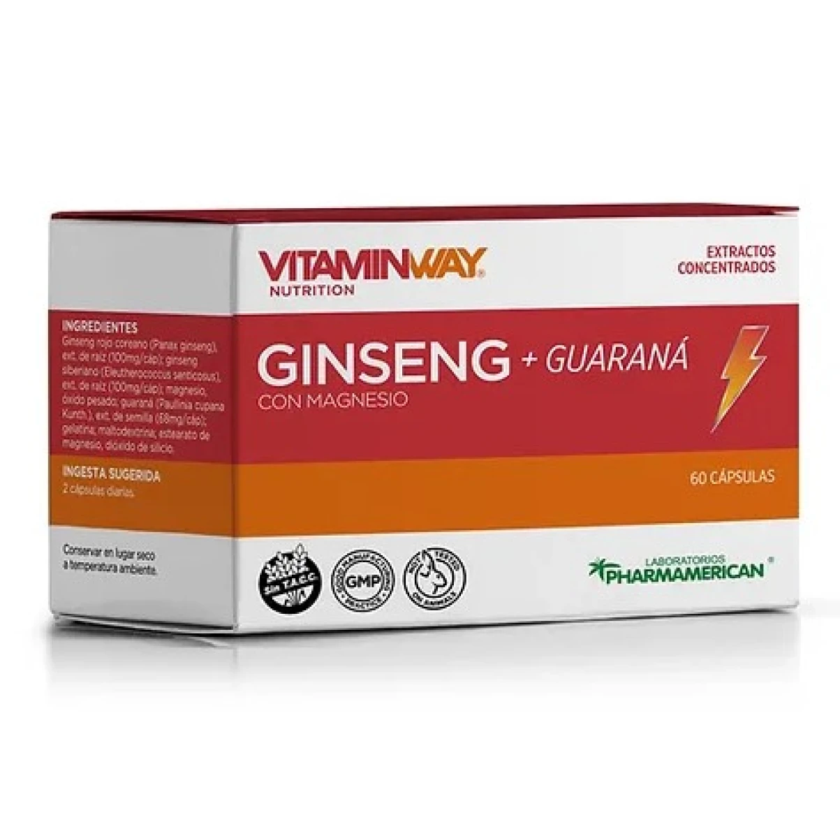 Ginseng +Guarana† x 60 CAP 