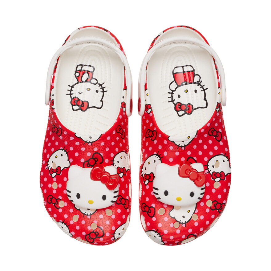 Crocs Classic Hello Kitty Red Clog - Unisex Multi