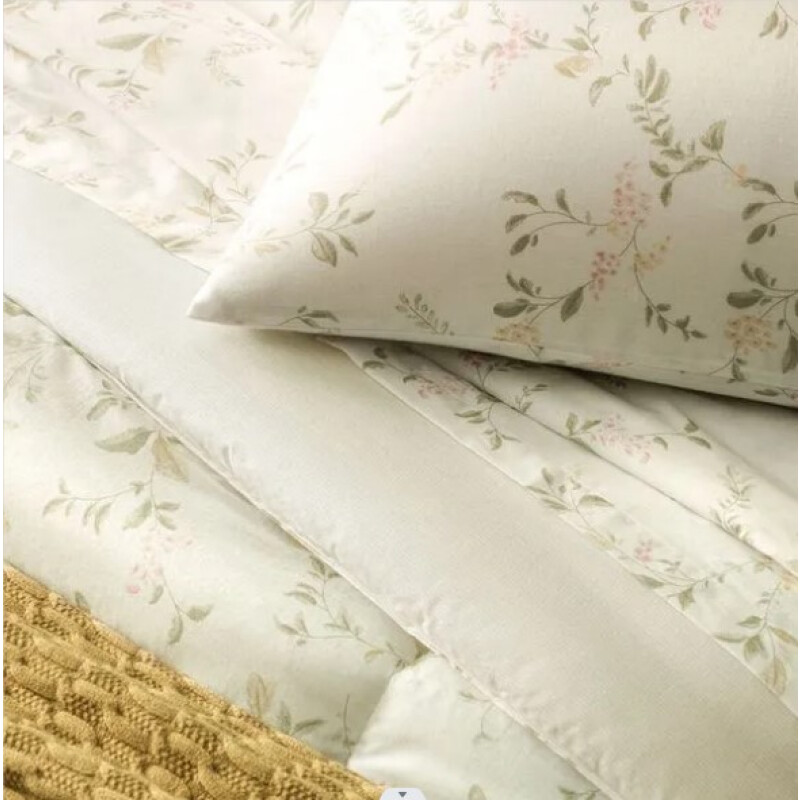 Juego de cama KING Karsten 100 % algodón de 160 hilos (4 piezas) NATALIE