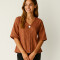 Blusa Andaluz Terracota