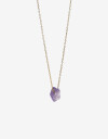 Cadena Corta con Dije Piedra Cadena Corta Con Dije, Acero - Dorado